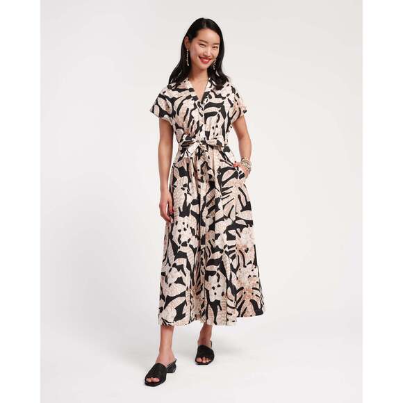 Eve Dress - Sketchy Jungle Black - Picture 1 of 7